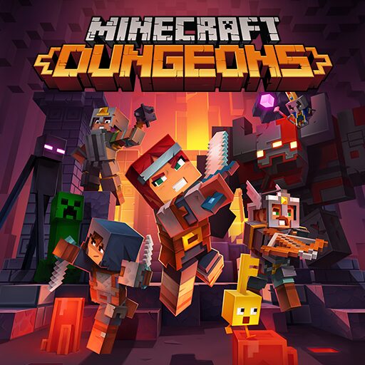 Minecraft Dungeons para PS4 - portada